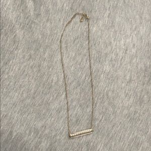 Lauren Conrad Pearl Bar Necklace